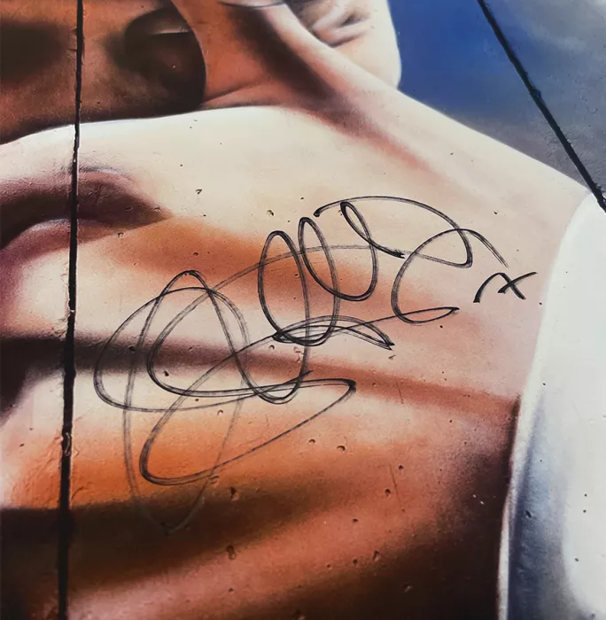 Icons Son Heung-min Signed And Framed MurWalls Limited Edition Graffiti Art - Camera Celebration