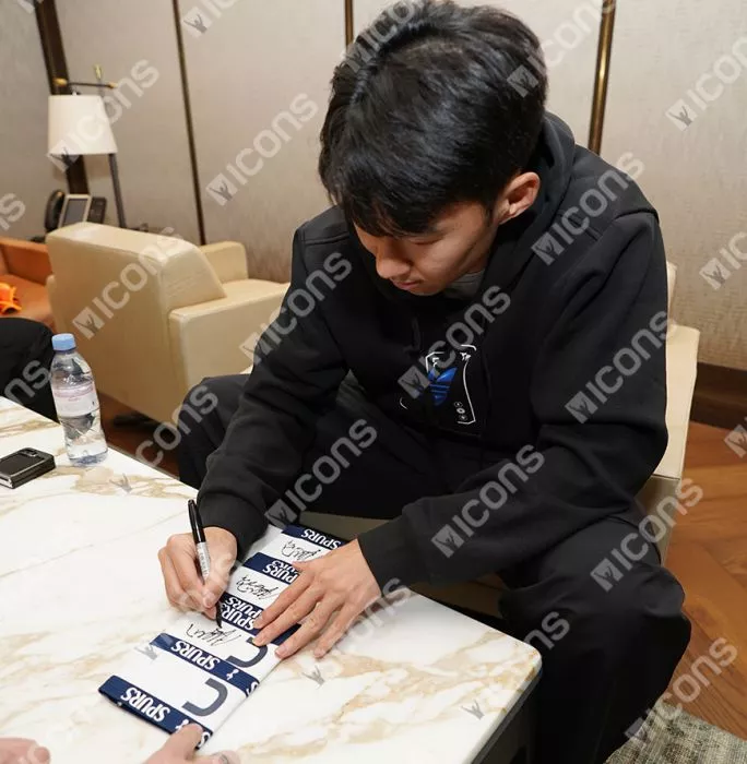 Icons Son Heung-min Signed And Framed Tottenham Hotspur Captain's Armband