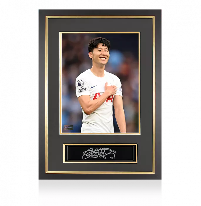 icons Son Heung-min Signed Plaque and Photo Frame: Spurs Hero