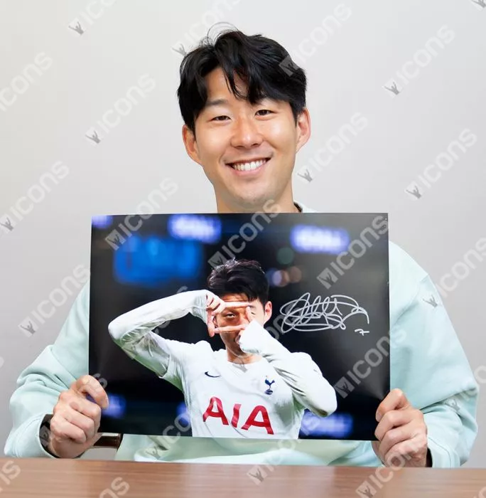 Icons Son Heung-min Signed Tottenham Hotspur Photo: Goal Vs Arsenal