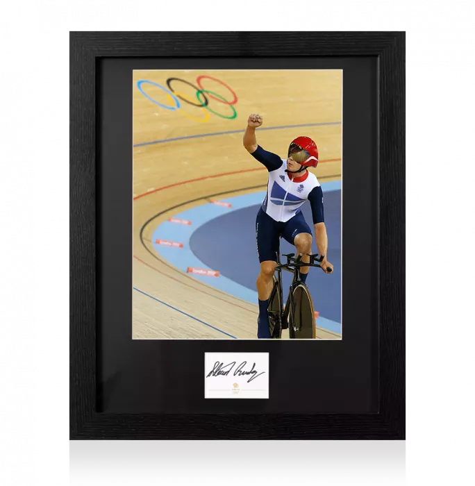 Icons Steven Burke Signed Team GB Card And Photo Frame: Option 1