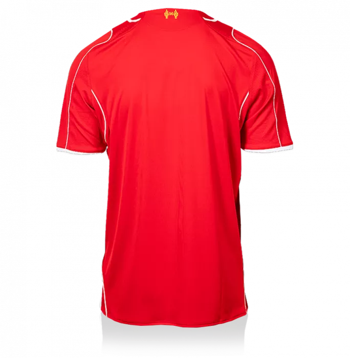 Icons Steven Gerrard Front Signed Liverpool 2014-15 Home Shirt: Liverpool Legend Special Edition