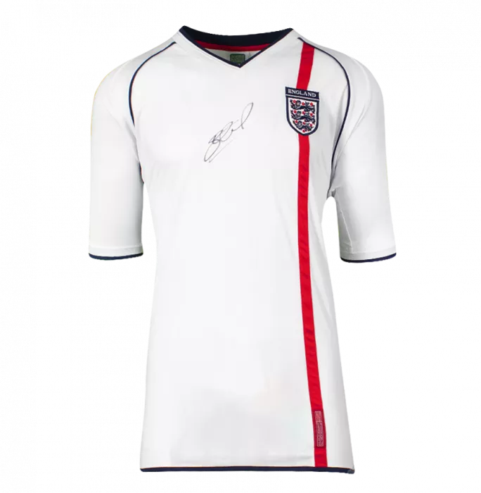 Icons Steven Gerrard & Kalvin Phillips Signed England Shirts In Classic Dual Frame