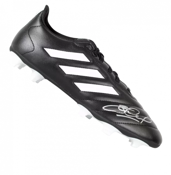 Icons Steven Gerrard Signed Adidas Goletto Football Boot In Bubble Frame: Option 1