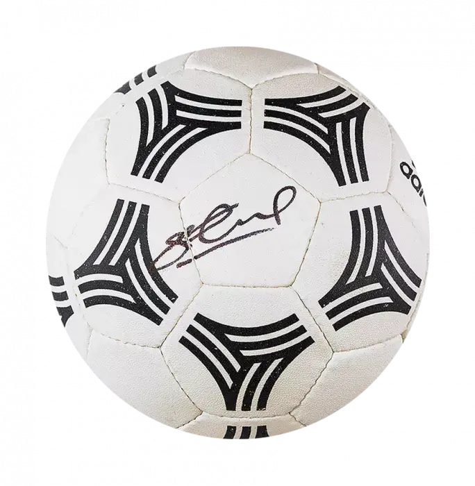 icons Steven Gerrard Signed Retro Adidas Tango Football
