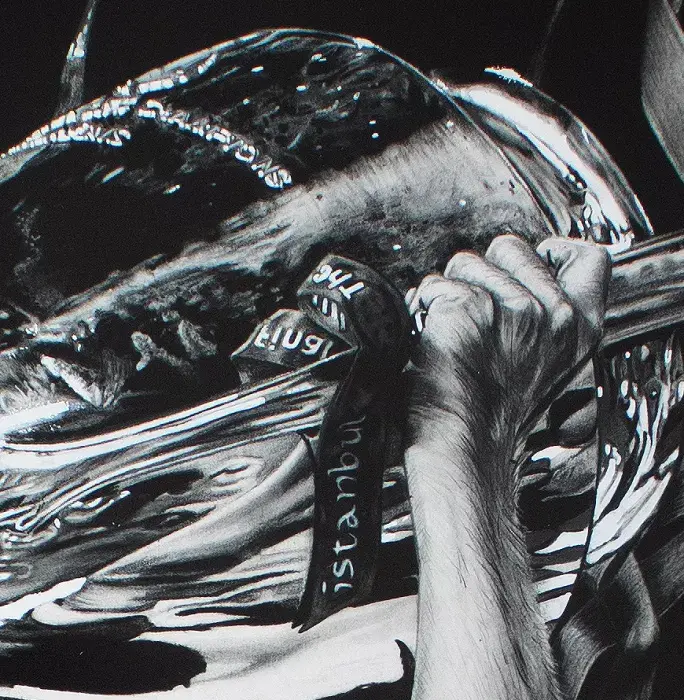 Icons Steven Gerrard Signed Tribute Artwork In Black Wooden Frame: 2005 UEFA Champions League Winner