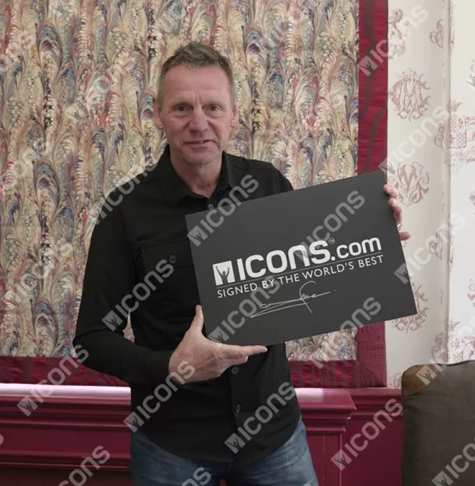 Icons Stuart Pearce Signed And Framed Captain's Armband