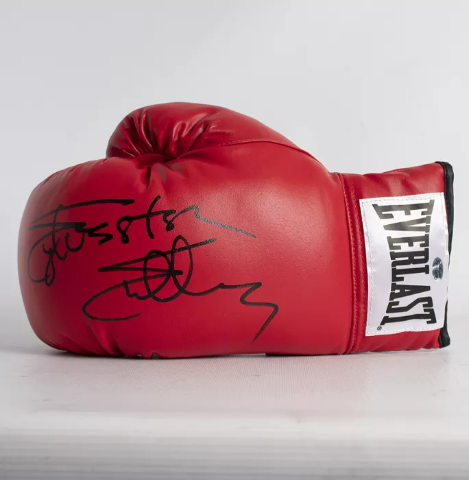 Icons Sylvester Stallone Signed Red Everlast Boxing Glove
