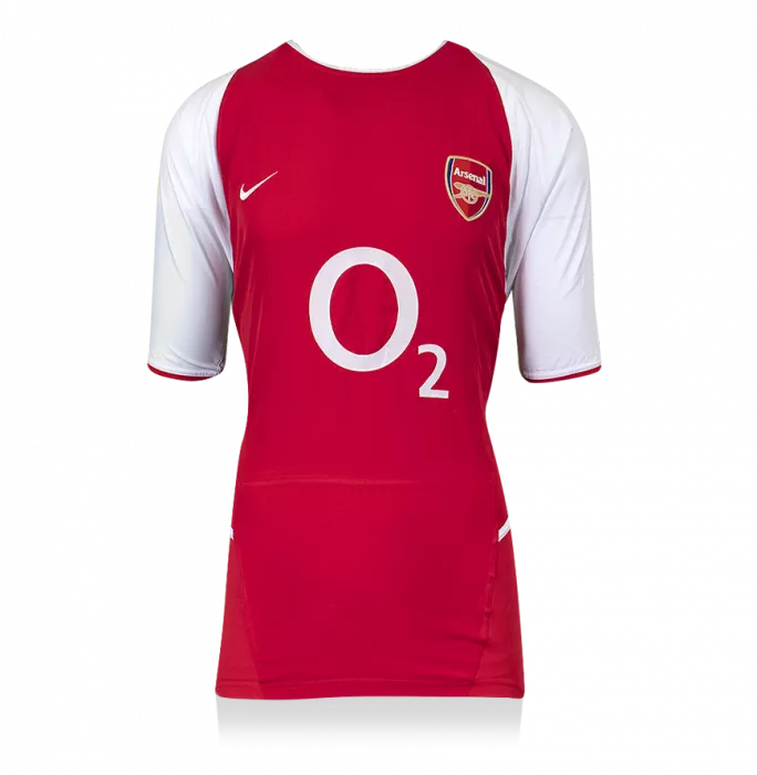 Icons Thierry Henry Back Signed Arsenal Home Shirt: Invincibles Special Edition