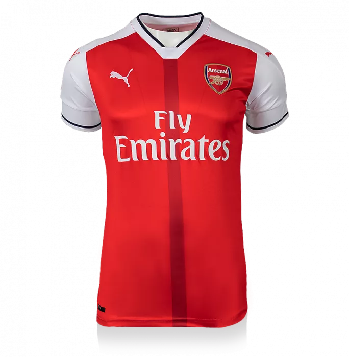 Icons Thierry Henry Back Signed Modern Arsenal Home Shirt
