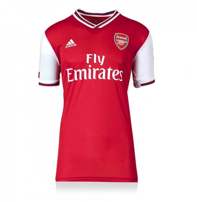 Icons Thierry Henry Official UEFA Europa League Back Signed Modern Arsenal Home Shirt