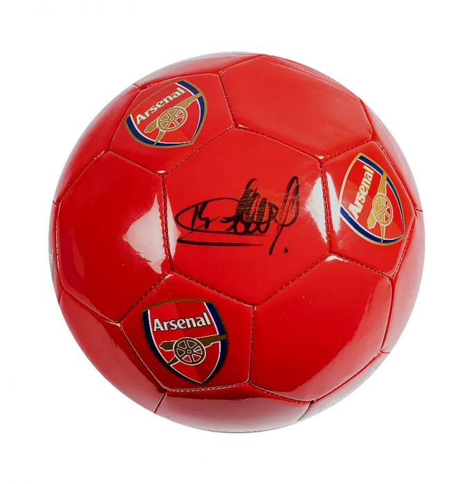 Icons Thierry Henry Signed Arsenal Branded Football