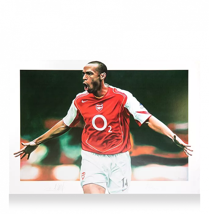 Icons Thierry Henry Signed Arsenal Print: Highbury Hero