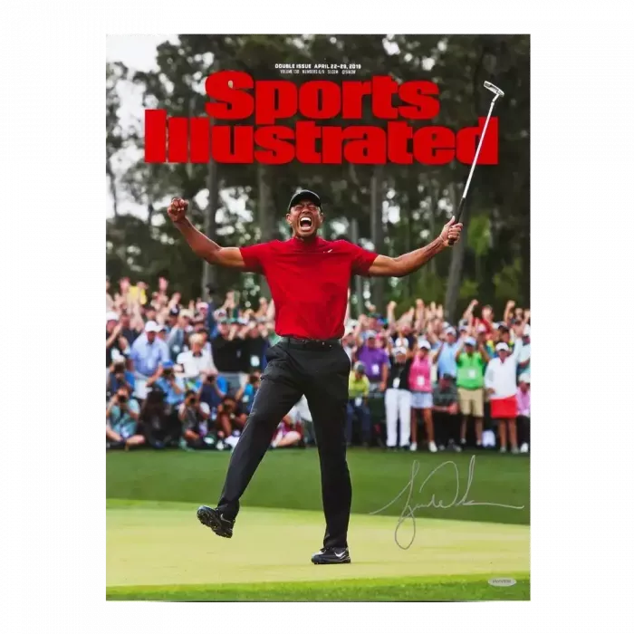 Icons Tiger Woods Signed 2019 Masters Tournament Champion Sports Illustrated Cover