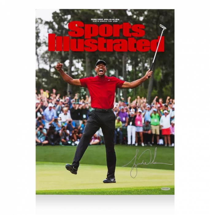 Icons Tiger Woods Signed Sports Illustrated Cover Print: 2019 Masters Champion
