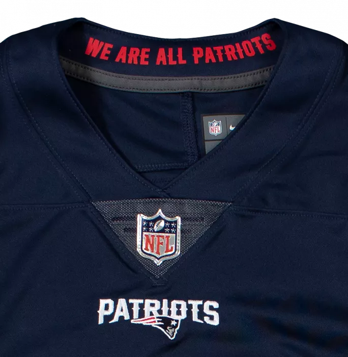 Icons Tom Brady Back Signed Navy New England Patriots Home Jersey