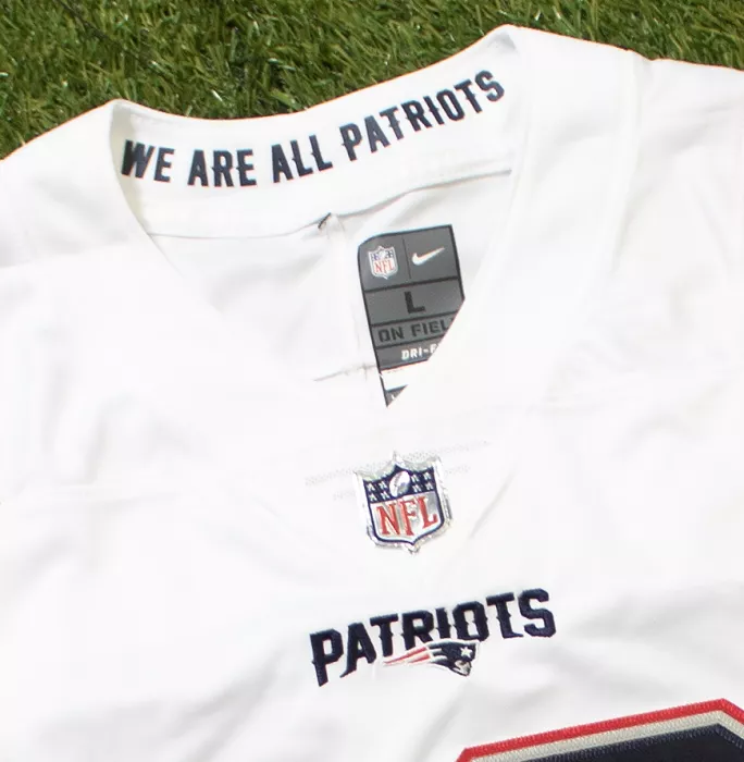 Icons Tom Brady Back Signed White New England Patriots Road Jersey