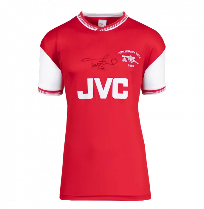 Icons Tony Adams Front Signed Arsenal Centenary 1985 Shirt In Hero Frame: Option 1