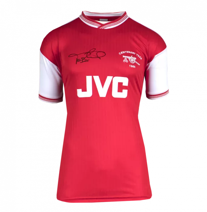 Icons Tony Adams Front Signed Arsenal Home Shirt In Hero Frame: Option 1