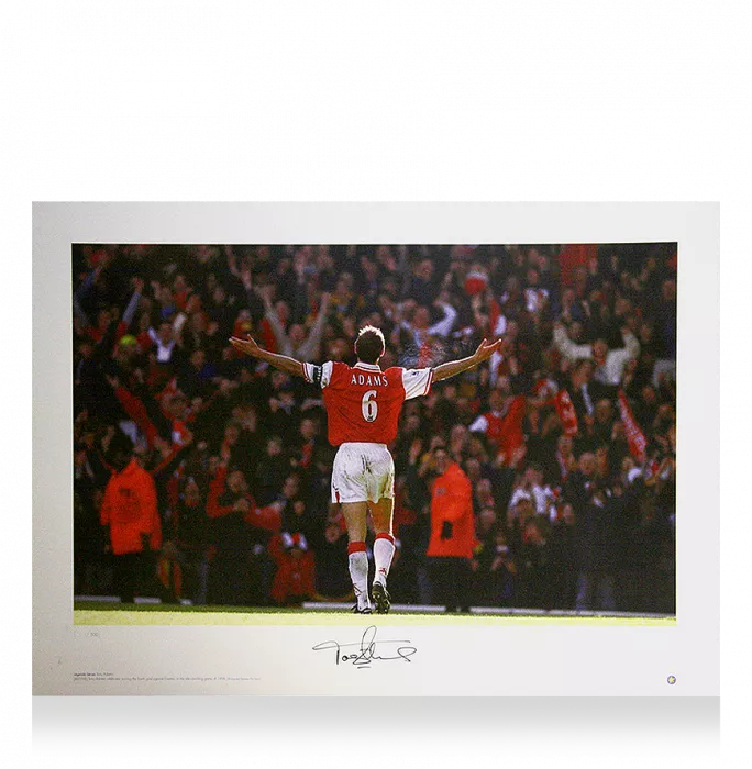 Icons Tony Adams Signed Arsenal Print: Gunners Legend