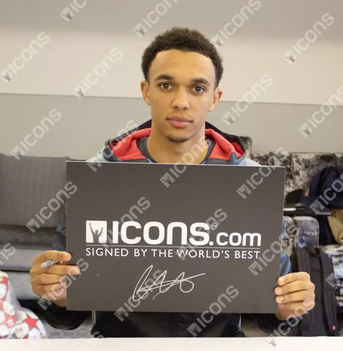 Icons Trent Alexander-Arnold Back Signed Liverpool FC 2024-25 Home Shirt In Hero Frame: Option 1