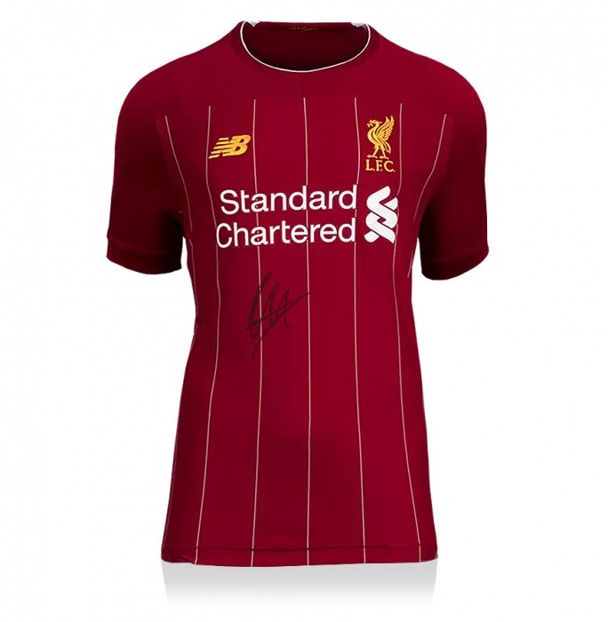 icons Trent Alexander-Arnold Front Signed Liverpool 2019-20 Home Shirt
