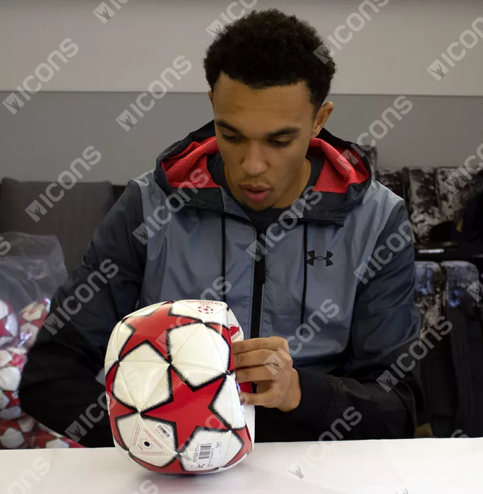 Icons Trent Alexander-Arnold Signed 2019 UEFA Champions League Final Football