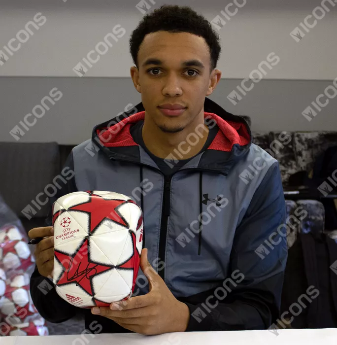 Icons Trent Alexander-Arnold Signed 2019 UEFA Champions League Final Football