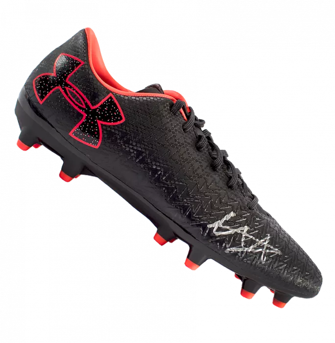 icons Trent Alexander-Arnold Signed Black and Red Under Armour Boot
