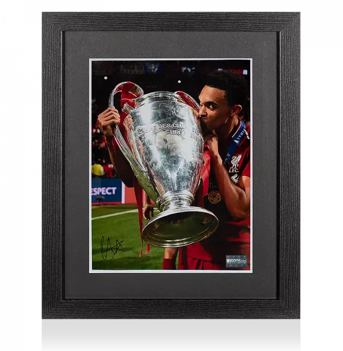 icons Trent Alexander-Arnold Signed Liverpool Photo In Black Wooden Frame: 2019 UEFA Champions League Winner