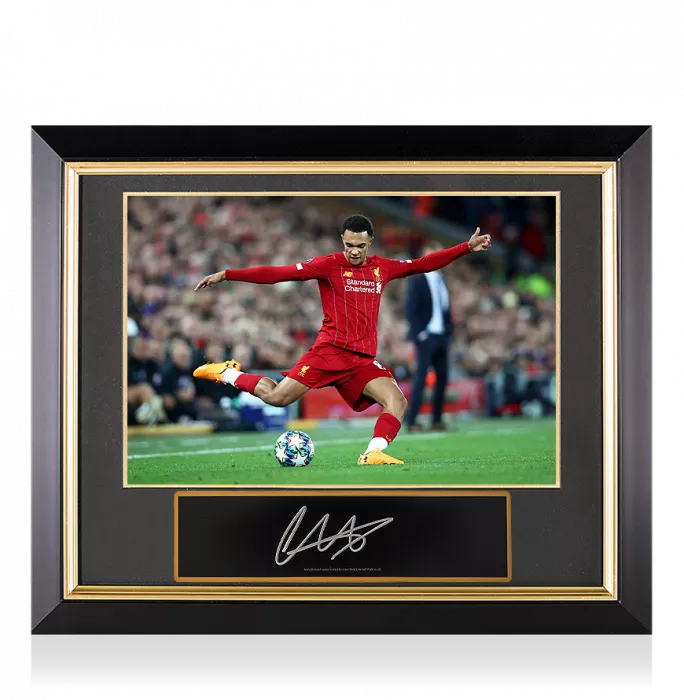 icons Trent Alexander-Arnold Signed Plaque and Photo Frame: Assist King
