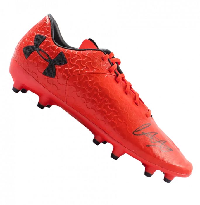 icons Trent Alexander-Arnold Signed Red Under Armour Boot