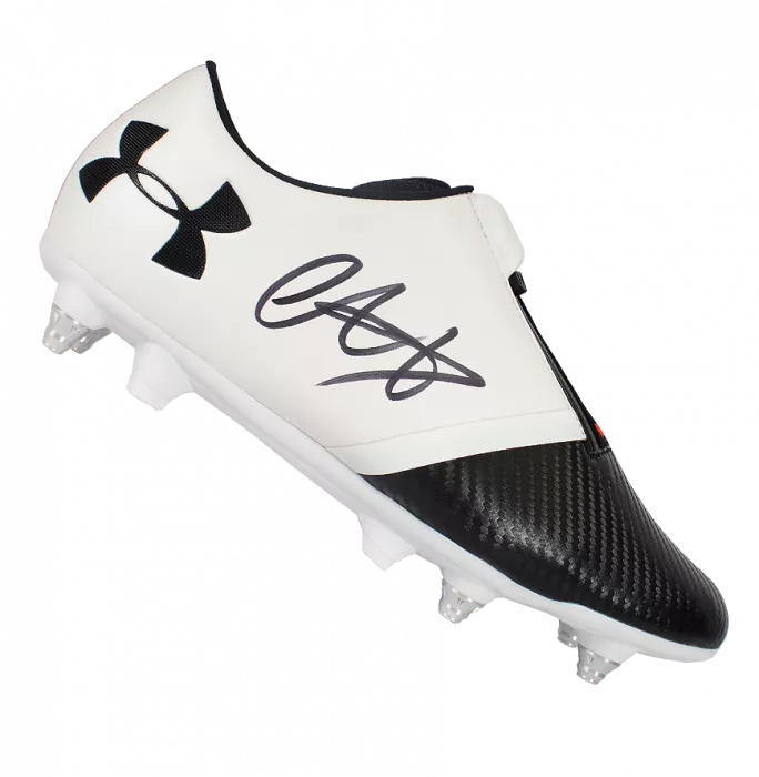 icons Trent Alexander-Arnold Signed White and Black Under Armour Boot