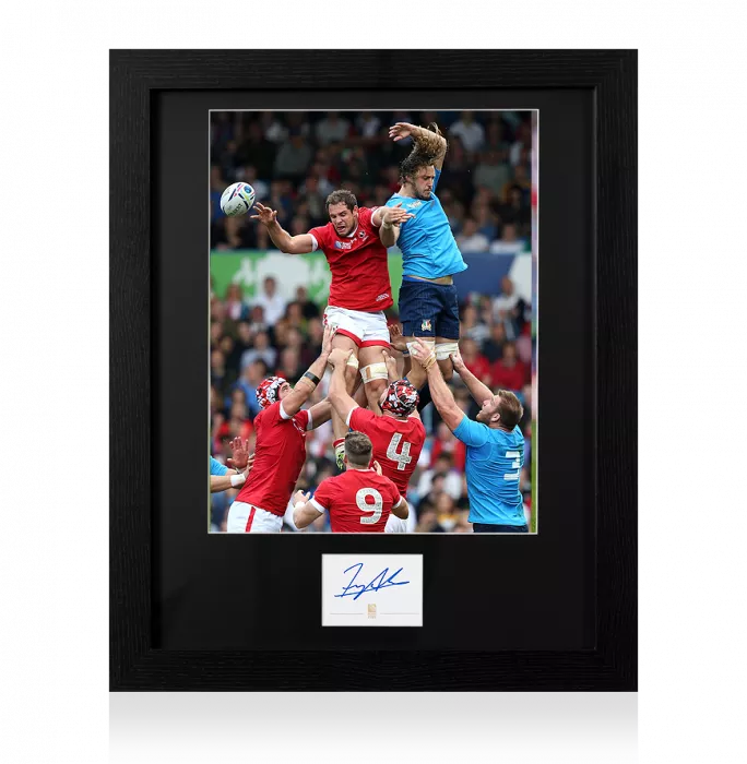 Icons Tyler Ardron Signed Rugby World Cup 2015 Card And Canada Photo Frame