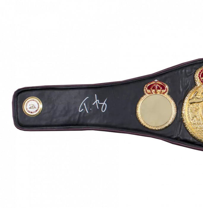 Icons Tyson Fury Signed Boxing Belt: WBA World Title
