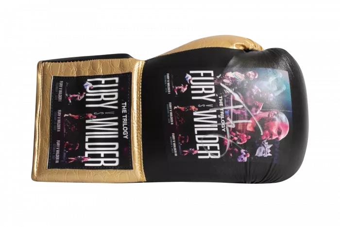Icons Tyson Fury Signed Boxing Glove In Acrylic Case - Fury Vs Wilder