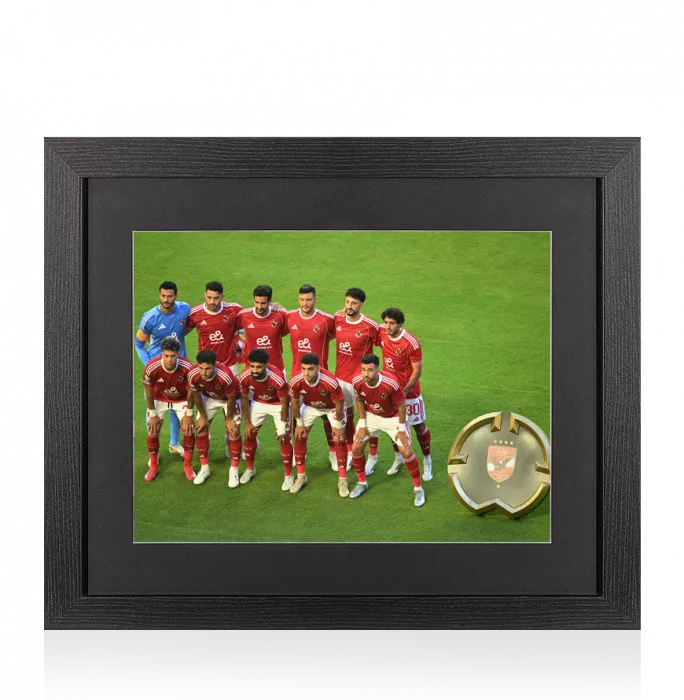icons UNSIGNED Al Ahly SC Photo In Black Wooden Frame: 2025 FIFA Club World Cup Squad