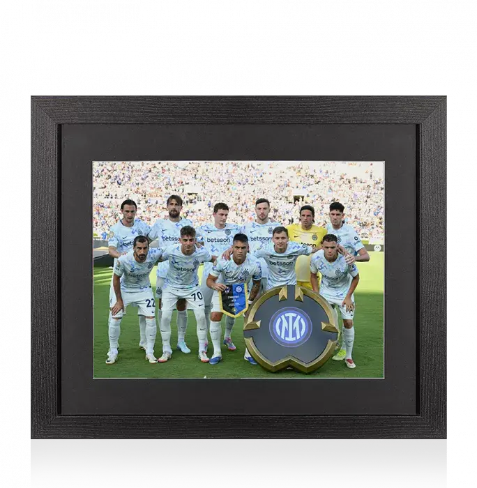 icons UNSIGNED Internazionale Photo In Black Wooden Frame: 2025 FIFA Club World Cup Squad