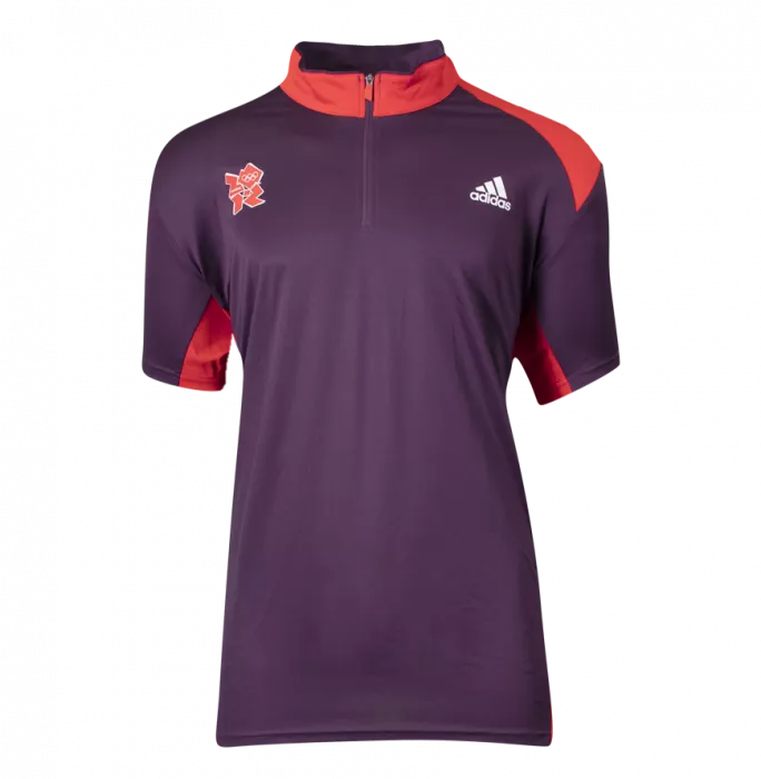 icons UNSIGNED London 2012 Adidas Purple & Red Tracksuit Top (Mens 3XL)