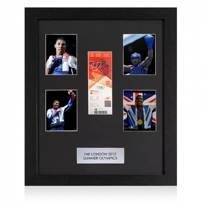 icons UNSIGNED London 2012 Olympics Ticket Frame: Men's Boxing Super Heavyweight