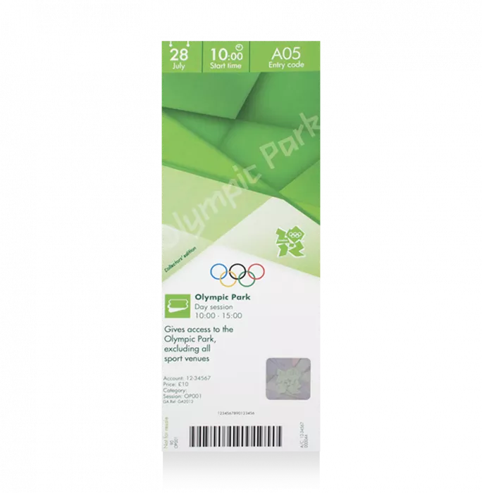 icons UNSIGNED London 2012 Olympics Ticket: Olympic Park Access
