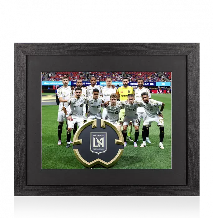 icons UNSIGNED Los Angeles FC Photo In Black Wooden Frame: 2025 FIFA Club World Cup Squad