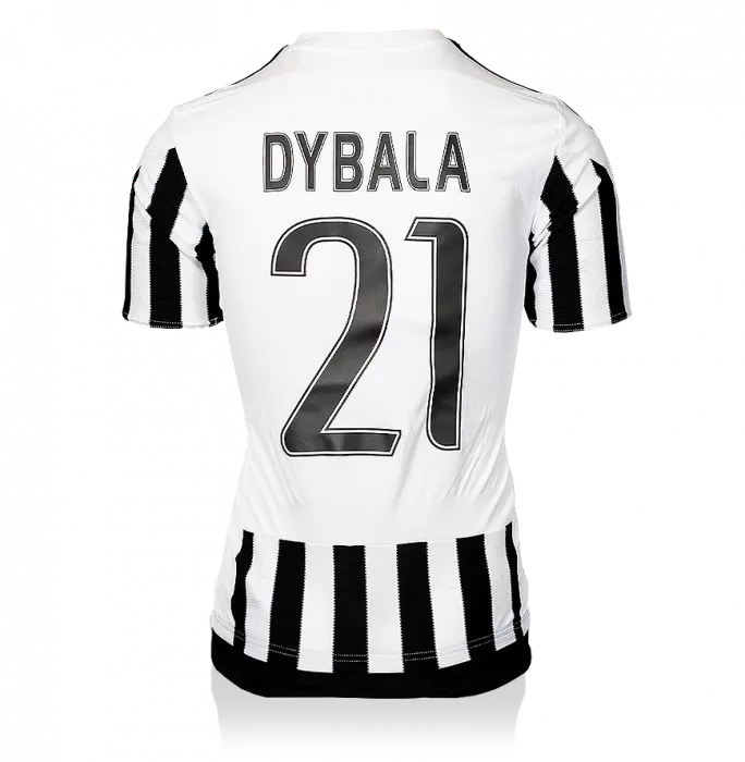 icons UNSIGNED Paulo Dybala Juventus 2015-16 Home Shirt