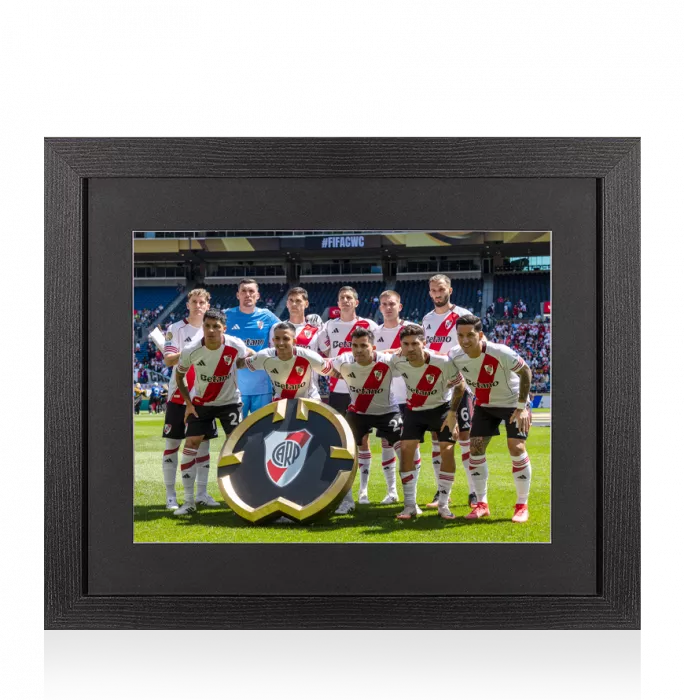 icons UNSIGNED River Plate Photo In Black Wooden Frame: 2025 FIFA Club World Cup Squad