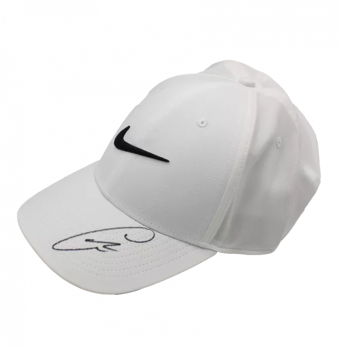 icons WAREHOUSE SECONDS Carlos Alcaraz Signed Nike Dri-FIT Club Structured Swoosh Cap - Grade B