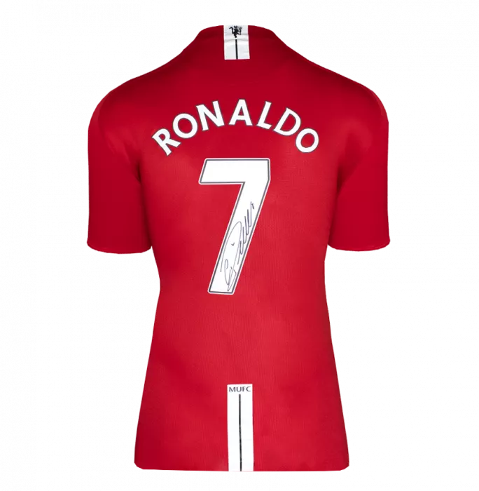 icons WAREHOUSE SECONDS Cristiano Ronaldo Back Signed Manchester United 2007-09 Home Shirt - Grade C icons WAREHOUSE SECONDS Cristiano Ronaldo Back Signed Manchester United 2007-09 Home Shirt - Grade C