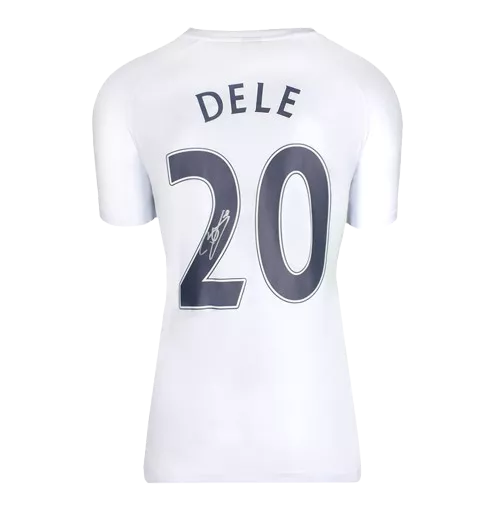 icons WAREHOUSE SECONDS Dele Alli Signed Back Tottenham Hotspur Lab T-Shirt Grade A