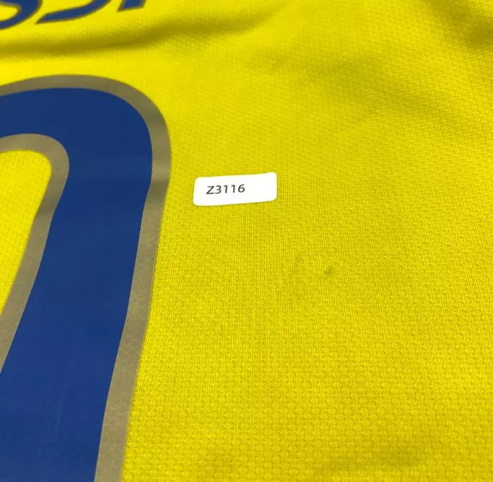 Icons WAREHOUSE SECONDS Lionel Messi Back Signed FC Barcelona 2008-10 Away Shirt - Grade A