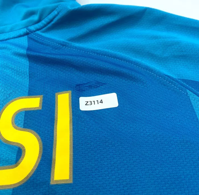 Icons WAREHOUSE SECONDS Lionel Messi Back Signed FC Barcelona 2007-09 Away Shirt - Grade C