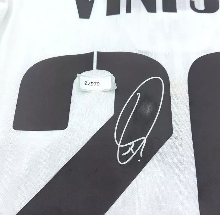 Icons WAREHOUSE SECONDS Vinicius Jr Back Signed Real Madrid Icon Shirt Grade A